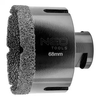 NEO TOOLS Broca de diamante 68 mm x M14 para porcelana, granito e pedra natural