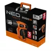 NEO TOOLS pistola de ar quente 2000W com ecrã LCD, 50°C e 70-600°C, 4 bicos, raspador, mala de transporte