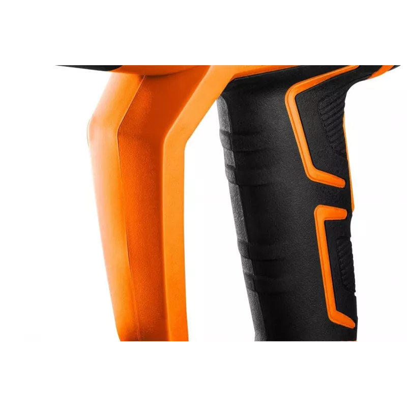 NEO TOOLS pistola de ar quente 2000W com ecrã LCD, 50°C e 70-600°C, 4 bicos, raspador, mala de transporte