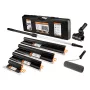 Conjunto de reboco NEO TOOLS com talochas, cabo telescópico e rolo, em mala