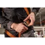 Conjunto de segurança NEO TOOLS com cabo de segurança – arnês PROTEKT P-01, corda kernmantel de 2m, mosquetão de aço, EN 361/354/363, CE 0082