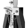 Gaveta de bancada de trabalho em aço NEO Tools TOP-84-145, 580x450x130 mm, carga 25 kg, corrediças de esferas, fecho central, preto/cinzento