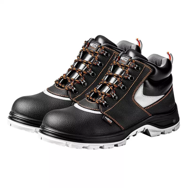 NEO TOOLS botas de trabalho em couro, tamanho 39, CE