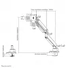 Neomounts NM-D775 Prateado Aperto de mesa 100x100 mm - 16 kg
