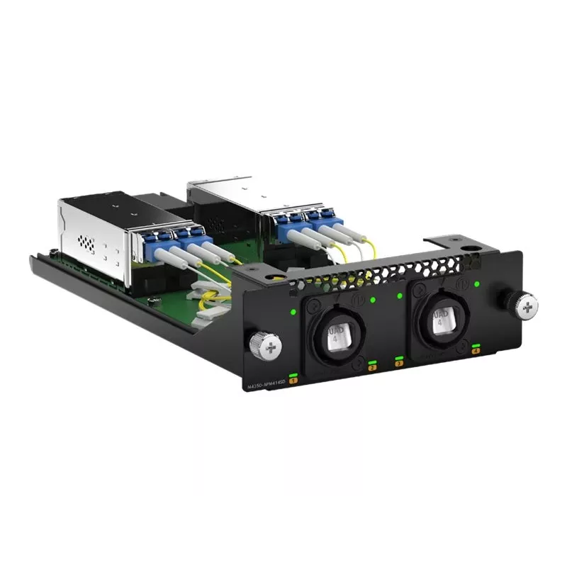 NETGEAR APM414SD Placa de interface para M4350-16M4V com 2x conectores Neutrik opticalCON QUAD para 4x transceptores MMF