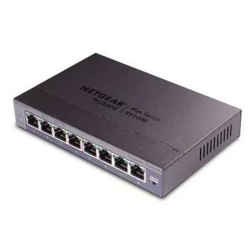 Netgear GS108E-400EUS switch Gigabit Ethernet Plus de 8 portas (Smart Managed Plus)