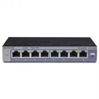 Netgear GS108E-400EUS switch Gigabit Ethernet Plus de 8 portas (Smart Managed Plus)