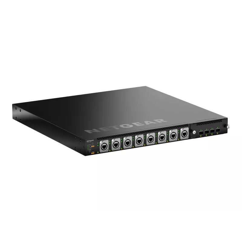 NETGEAR M4350-16M4V Switch gerido - 16x portas 2.5G PoE++, 4x uplinks 10G SFP+, orçamento PoE 480W, Layer 3