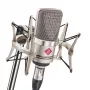 Neumann TLM 102 NI Studio Set - Microfone condensador de grande diafragma com aranha, Níquel