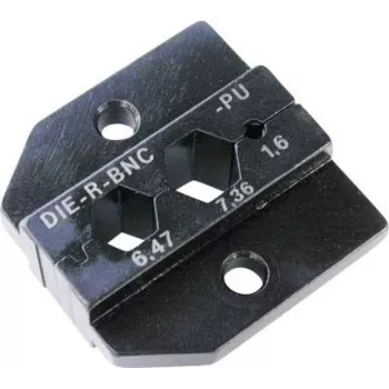 Neutrik DIE-R-BNC-PU Terminal de crimpagem para conetores BNC rearTWIST, preto