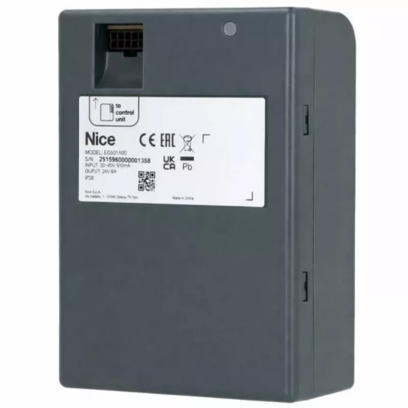 Pilha de alimentação de reserva Nice Backup Power PSS124 24V 1.2Ah para controladores R30