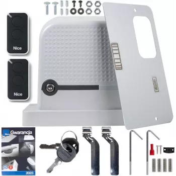 Conjunto completo para portão de correr NICE ROBO 600 (sem barreiras de luz)
