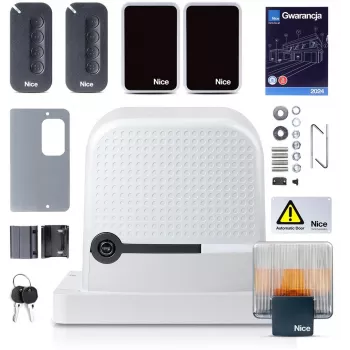Conjunto completo de motor para portão de correr NICE ROBUS 400 MyGO
