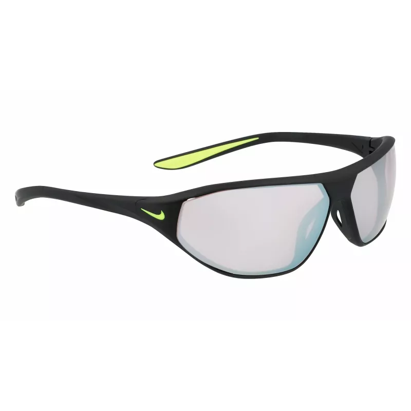NIKE AEROSWIFTEDQ0 Óculos de sol desportivos unissexo - preto mate, cinzento fumado, lente 65mm