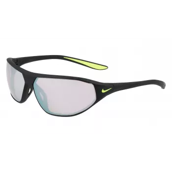 NIKE AEROSWIFTEDQ0 Óculos de sol desportivos unissexo - preto mate, cinzento fumado, lente 65mm