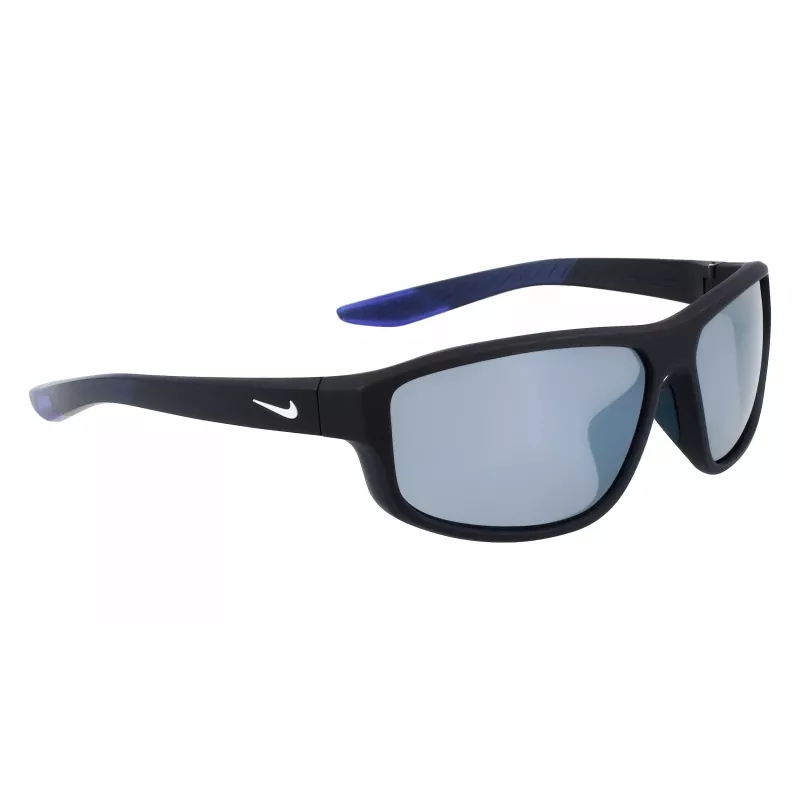 Óculos de sol de homem NIKE Brazenfield - armação preta mate, lentes em policarbonato cinzentas, 62/14/130 mm
