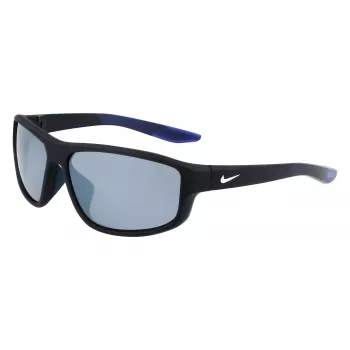 Óculos de sol de homem NIKE Brazenfield - armação preta mate, lentes em policarbonato cinzentas, 62/14/130 mm