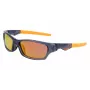 Óculos de sol de criança Nike JOLTMDZ737957 - Armação preta, lentes cinzentas fumadas, 57 mm