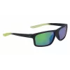 Óculos de sol unissexo Nike Chronicle M 59mm largura da lente armação preta lentes cinzentas