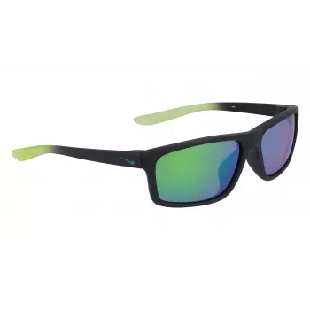 Óculos de sol unissexo Nike Chronicle M 59mm largura da lente armação preta lentes cinzentas