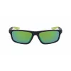 Óculos de sol unissexo Nike Chronicle M 59mm largura da lente armação preta lentes cinzentas