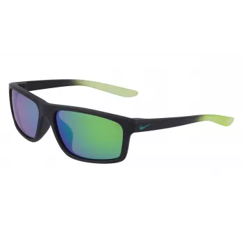 Óculos de sol unissexo Nike Chronicle M 59mm largura da lente armação preta lentes cinzentas