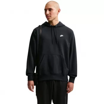Sweatshirt com capuz Nike Club FT PO homem preto FN3866 010 tamanho S