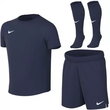 Nike Dri-FIT Park VIII Conjunto de futebol para criança pequena Midnight Navy/Branco XS (3-4 anos)