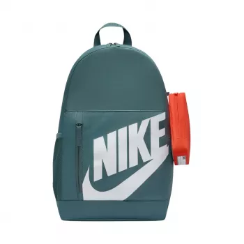 Conjunto de mochila Nike Elemental verde com estojo laranja HJ4186 382