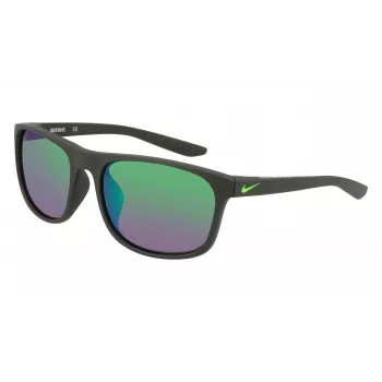 Óculos de sol Nike Endure MMICW46 unissexo preto mate lentes cinzentas 59mm