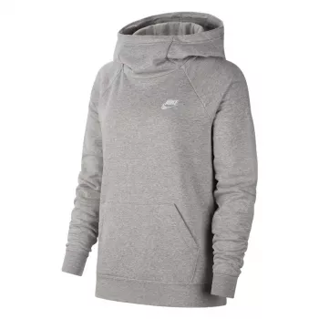 Sweatshirt de felpa Nike Essentials para mulher com gola alta Dark Grey Heather tamanho S