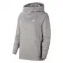 Sweatshirt de felpa Nike Essentials para mulher com gola alta Dark Grey Heather tamanho S