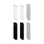 Meias de cano alto Nike Everyday Elevated pack de 6, branco/preto/cinzento, EU 43-46