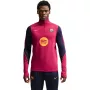 Camisola de futebol Nike FC Barcelona Strike homem bordô/Noble Red tamanho M