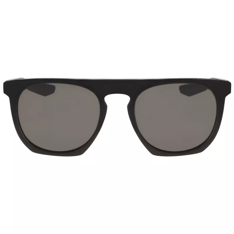 Óculos de sol de homem NIKE Flatspot EV09 - armação preta mate, lentes cinzentas, 52 mm