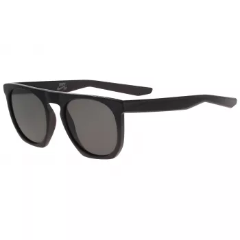 Óculos de sol de homem NIKE Flatspot EV09 - armação preta mate, lentes cinzentas, 52 mm