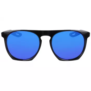 NIKE FLATSPOTXXIIM Óculos de sol unissexo - armação preta, lentes cinzentas fumadas, 52/20/145 mm