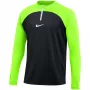 Nike NK Dri-FIT Academy Drill Top K preto-verde DH9230 010 S sweatshirt homem