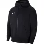Casaco com capuz Nike Park 20 Fleece Full-Zip preto CW6891 010