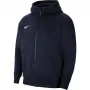 Sweatshirt com capuz Nike Park 20 Fleece Full-Zip azul meia-noite CW6891 451