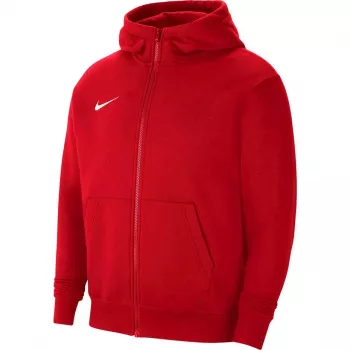Sweatshirt com capuz Nike Park 20 em polar com fecho integral University Red CW6891 657