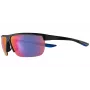 Óculos de sol unissexo NIKE NIKETEMPESTSE - 67/12/122 mm - armação preta mate, lentes cinzentas fumadas