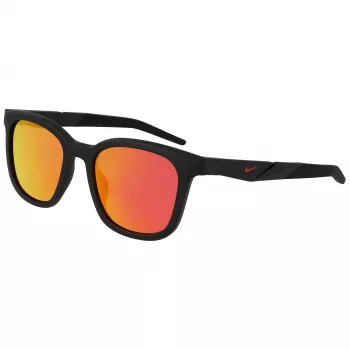 NIKE óculos de sol unissexo Radeon - 52/20/145 mm - armação preta mate, lentes cinzento fumado