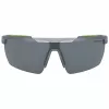 Óculos de desporto unissexo Nike Windshieldeli - armação preta, lentes cinzentas 60/13/130 mm