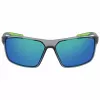 Óculos de sol de homem NIKE WINSTORMMCW4 - armação preta mate, lentes cinzentas fumê, largura da lente 65 mm