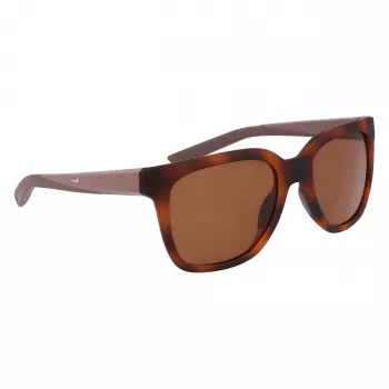 Óculos de sol de mulher NIKE NKFV2412-203 castanho escuro armação quadrada lentes castanhas tonalizadas 51/18/135 mm