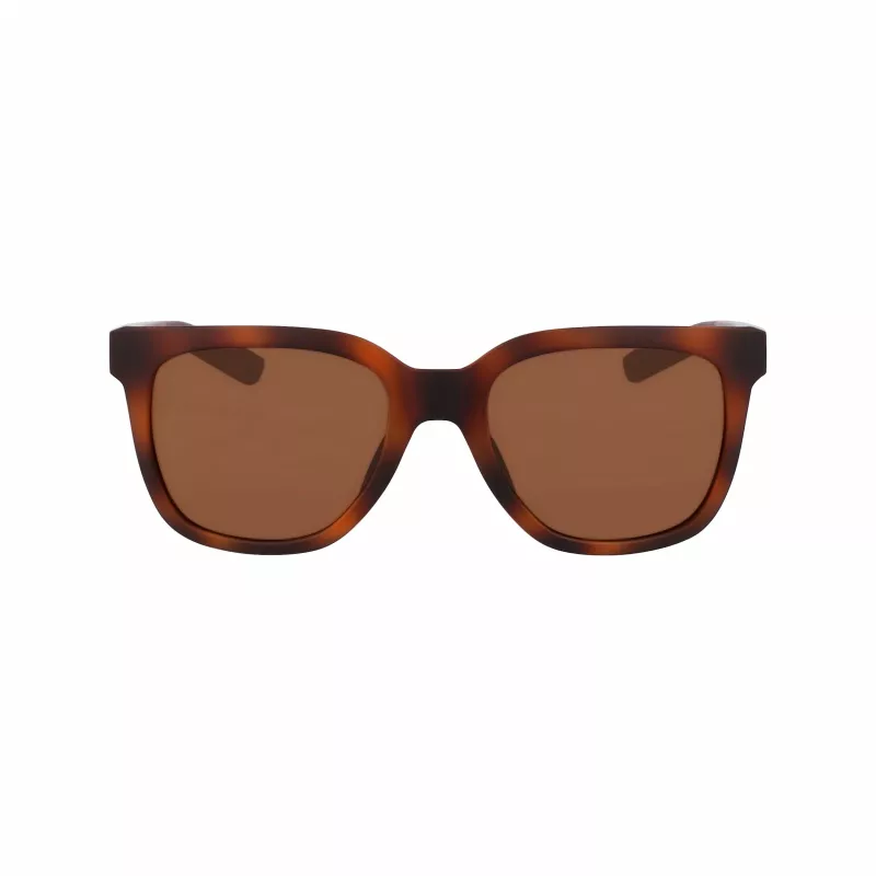 Óculos de sol de mulher NIKE NKFV2412-203 castanho escuro armação quadrada lentes castanhas tonalizadas 51/18/135 mm