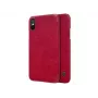 Nillkin Apple iPhone X/Xs capa tipo livro Qin vermelha