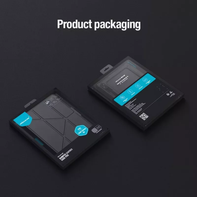 Nillkin Bumper Leather Case Pro capa para Samsung Galaxy Tab S9 - preta