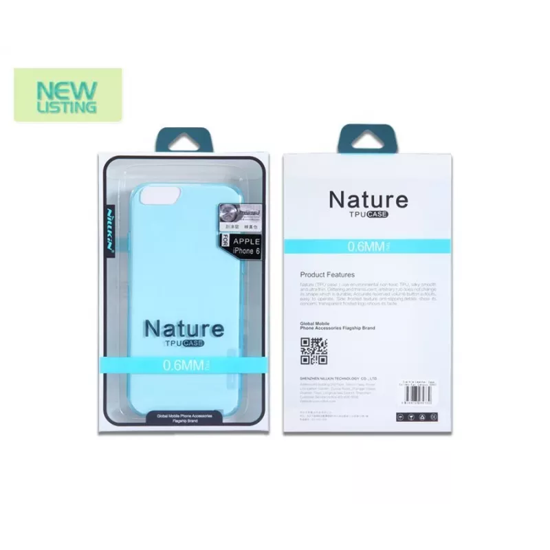Capa traseira TPU Nillkin Nature para Xiaomi Redmi Note 4 / Note 4X - cinzento